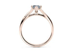 Load image into Gallery viewer, 1.50 Carat Marquise Cut Split Shank Solitaire Moissanite Ring in White Gold
