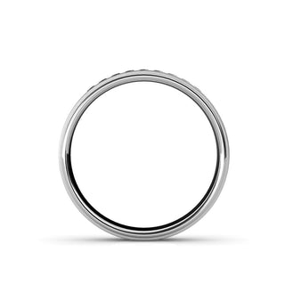 0.20 Ct Channel Set Moissanite Ring for Men
