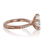 Load image into Gallery viewer, 2 Carat Pear Shaped Moissanite Engagement Ring in White Gold
