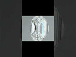 Load and play video in Gallery viewer, 360° video view of a sparkling Asscher cut Moissanite, showcasing its clean step-cut facets and mirror-like depth.
