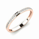 Load image into Gallery viewer, 1.50 Ct Princess Shape Halo Moissanite Bridal Set Ring in Rose Gold
