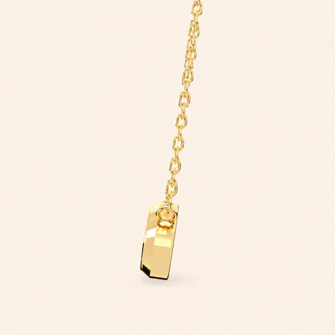 Marquise Bezel Set Necklace