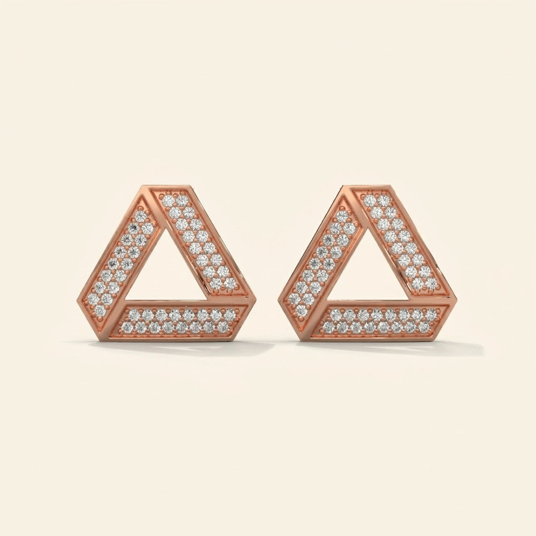 Geometric Stud Earrings
