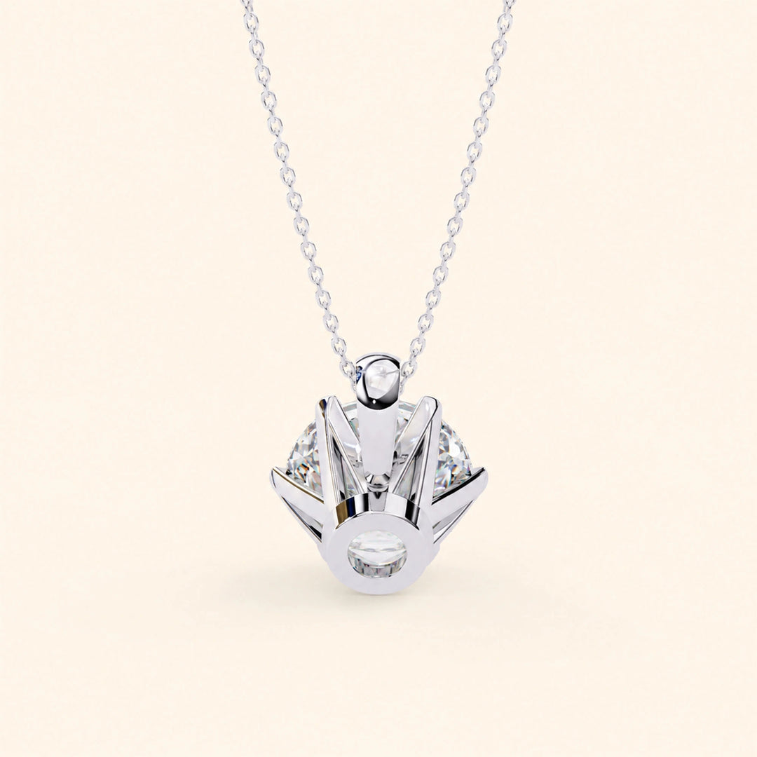 Round Crown Basket Pendant