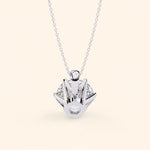 Load image into Gallery viewer, Round Crown Basket Pendant
