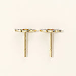 Load image into Gallery viewer, Clover Solid Stud Earrings
