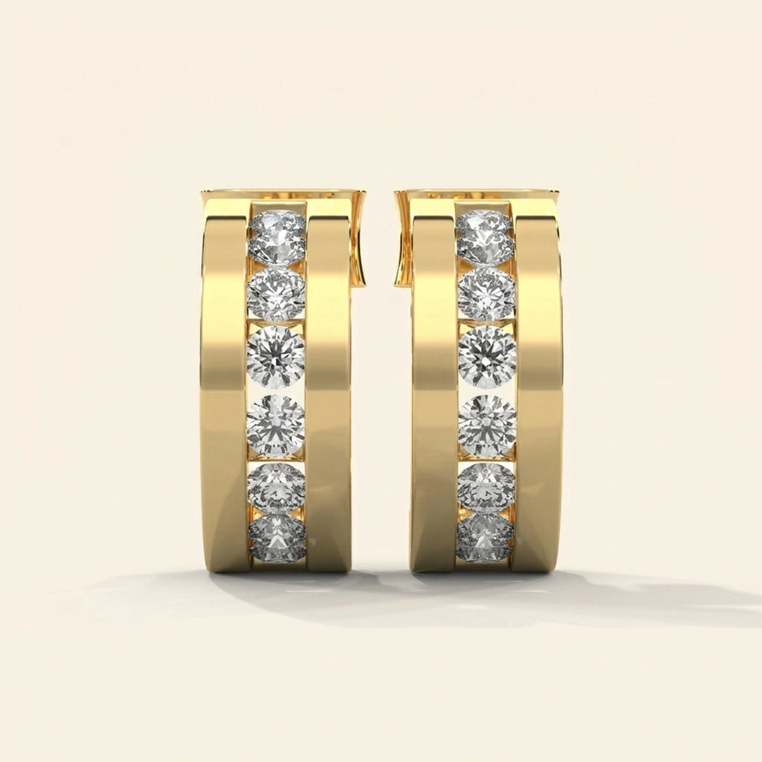 Boucles d'oreilles créoles Huggie