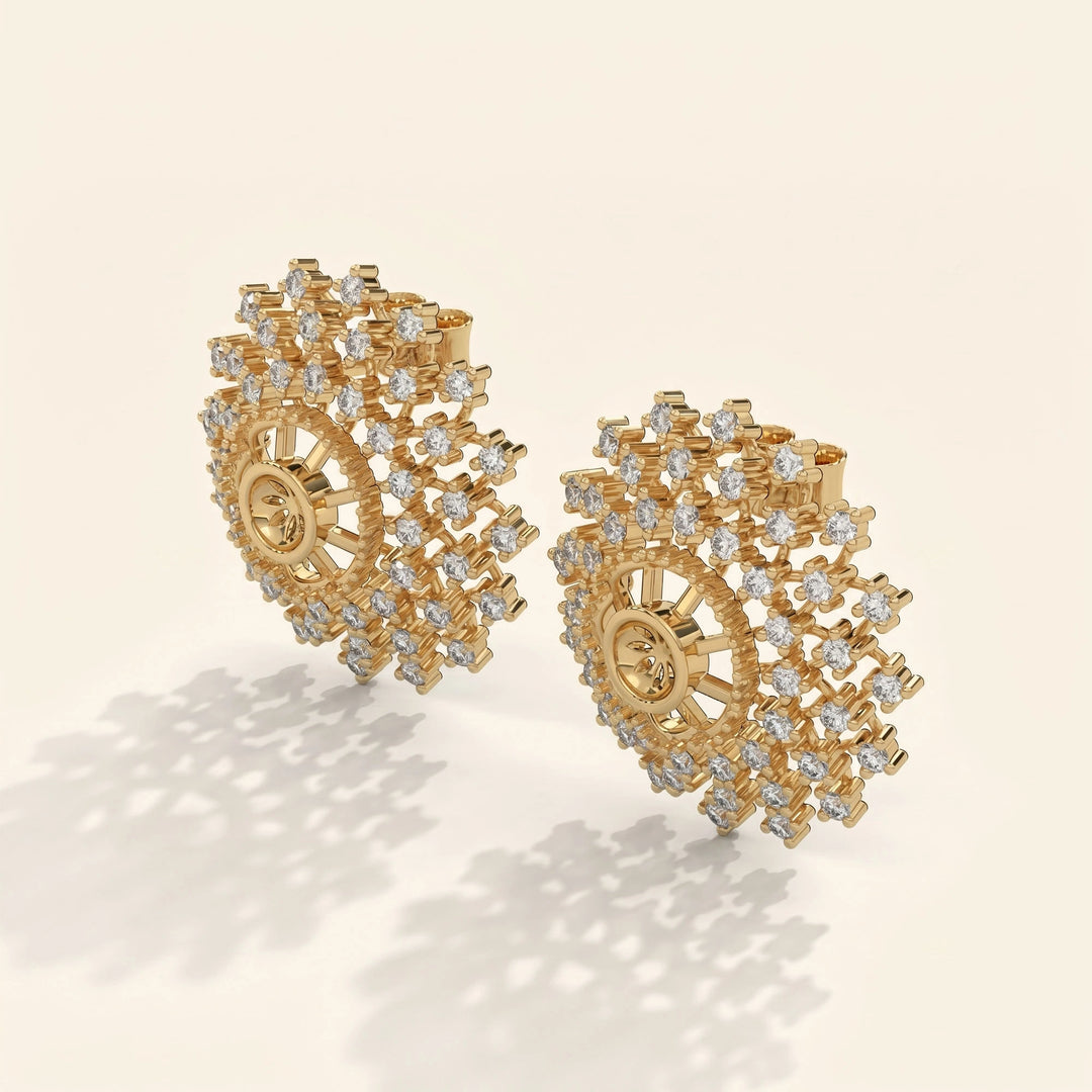 Mandala Stud Earrings