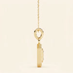 Load image into Gallery viewer, Emerald Cut Halo Necklace
