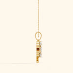 Load image into Gallery viewer, Heart Cut Clover Pendant
