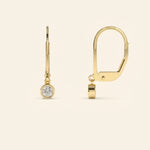 Load image into Gallery viewer, Boucles d'oreilles pendantes serties clos

