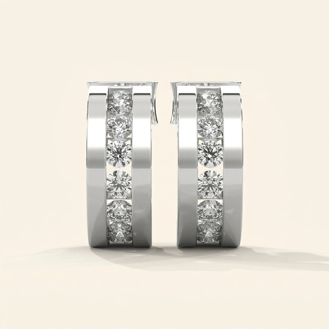 Boucles d'oreilles créoles Huggie