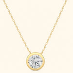 Load image into Gallery viewer, Round Bezel Necklace
