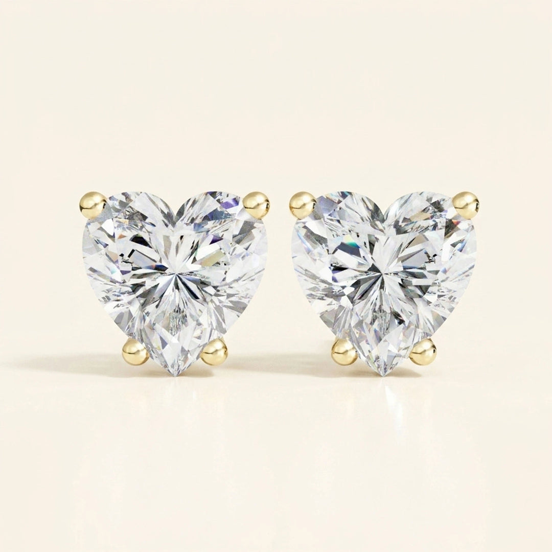 Heart Stud Earrings