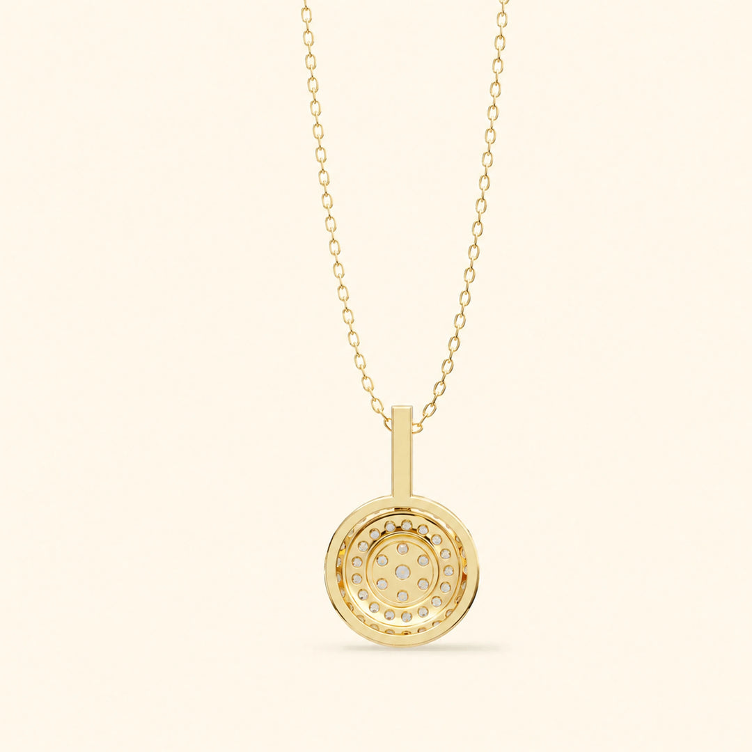Triple Halo Cluster Pendant