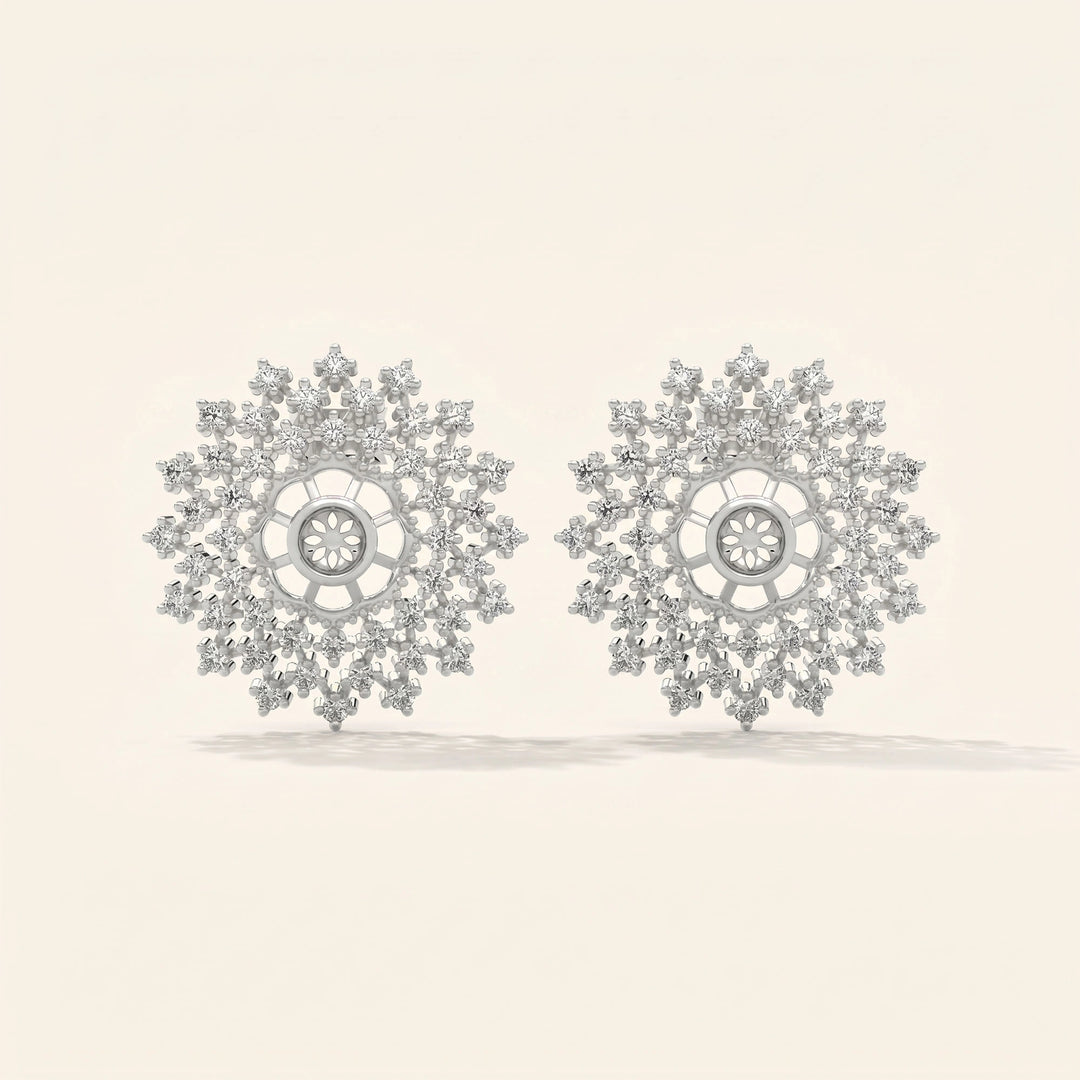 Mandala Stud Earrings