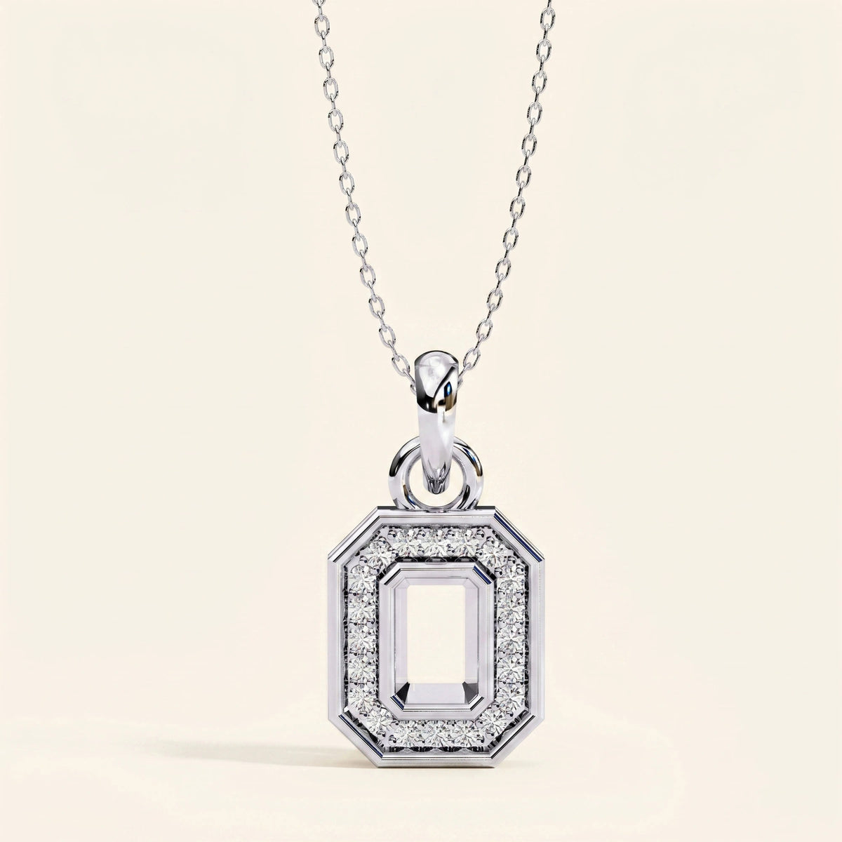 Pave necklace