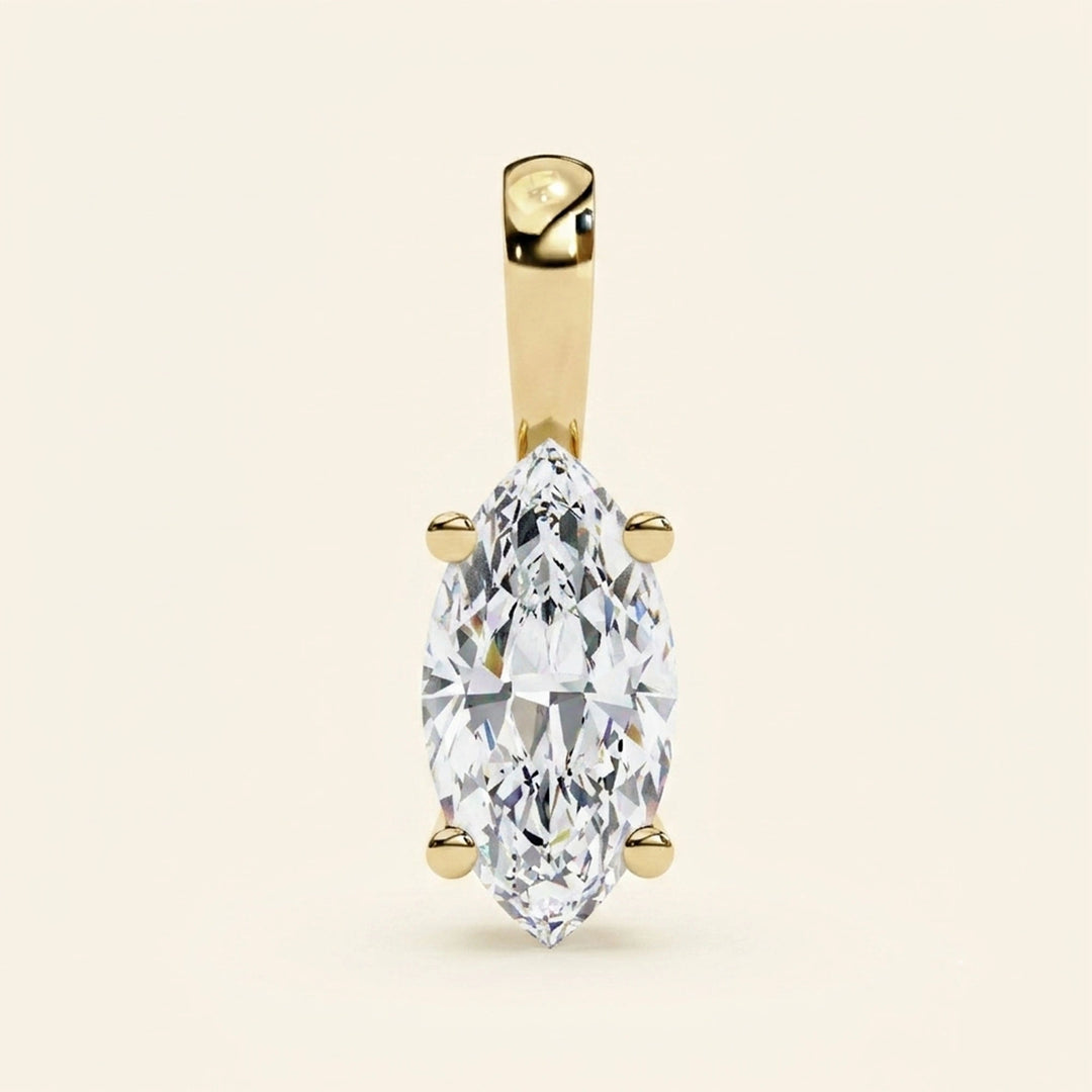 Marquise Solitaire Necklace