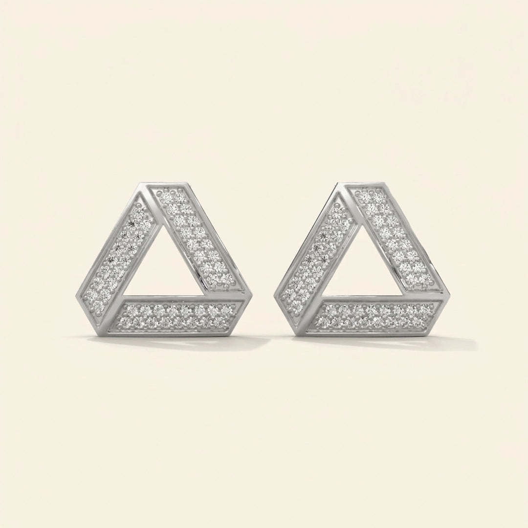 Geometric Stud Earrings