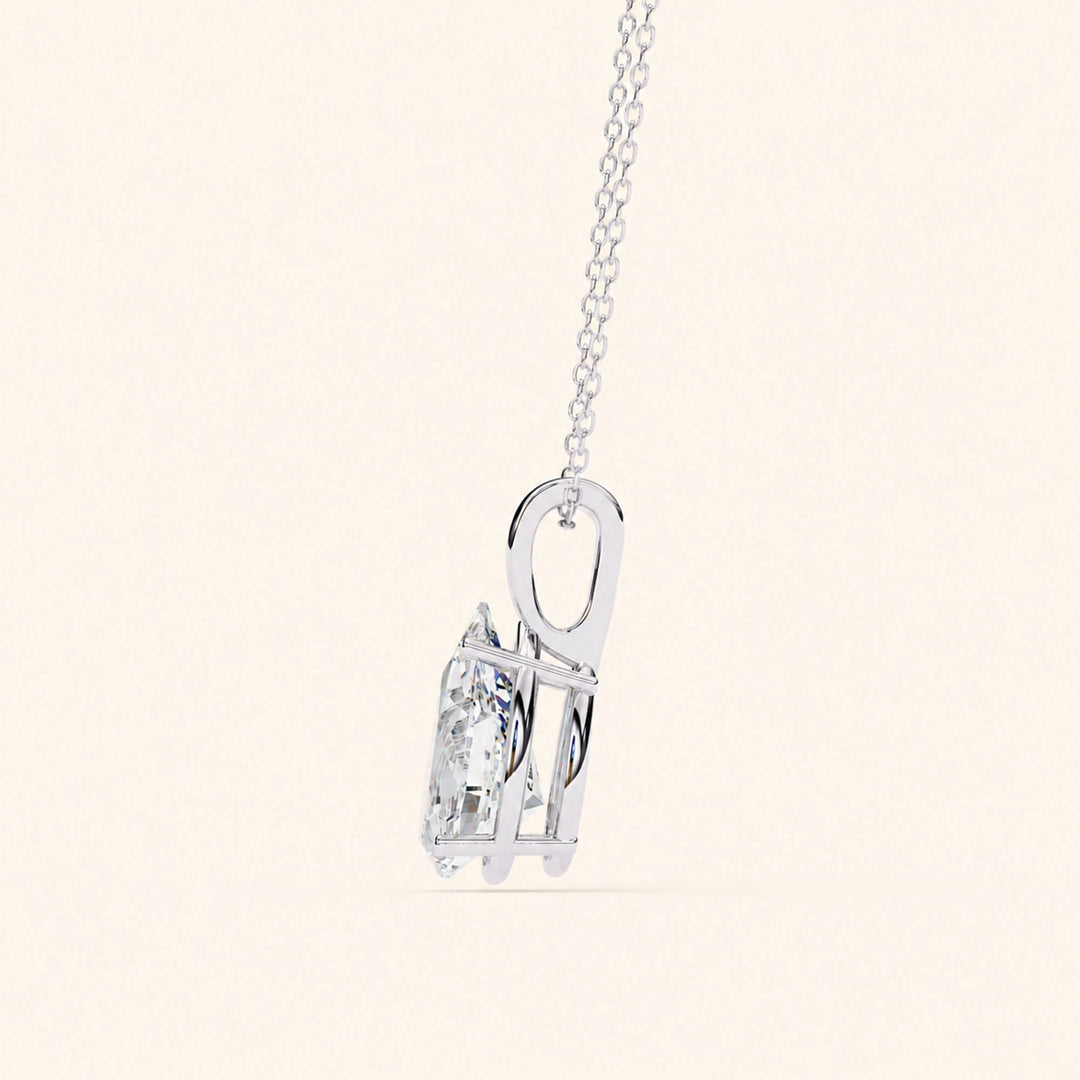 Pear Shaped Solitaire Necklace