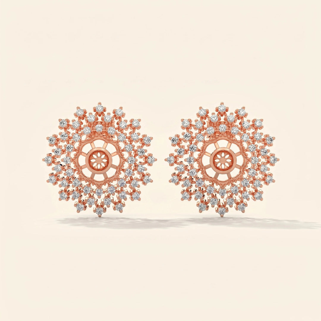 Mandala Stud Earrings