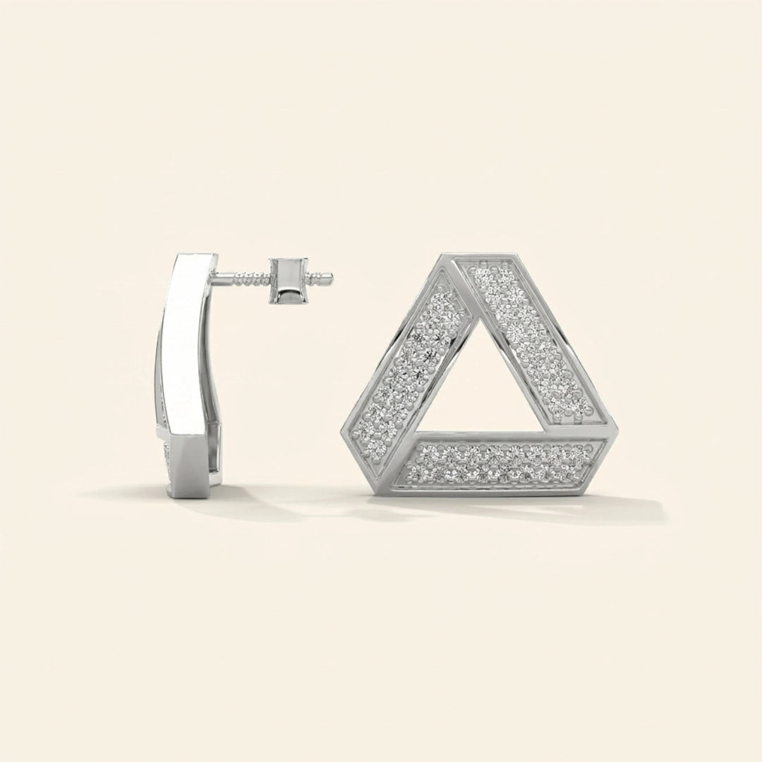 Geometric Stud Earrings