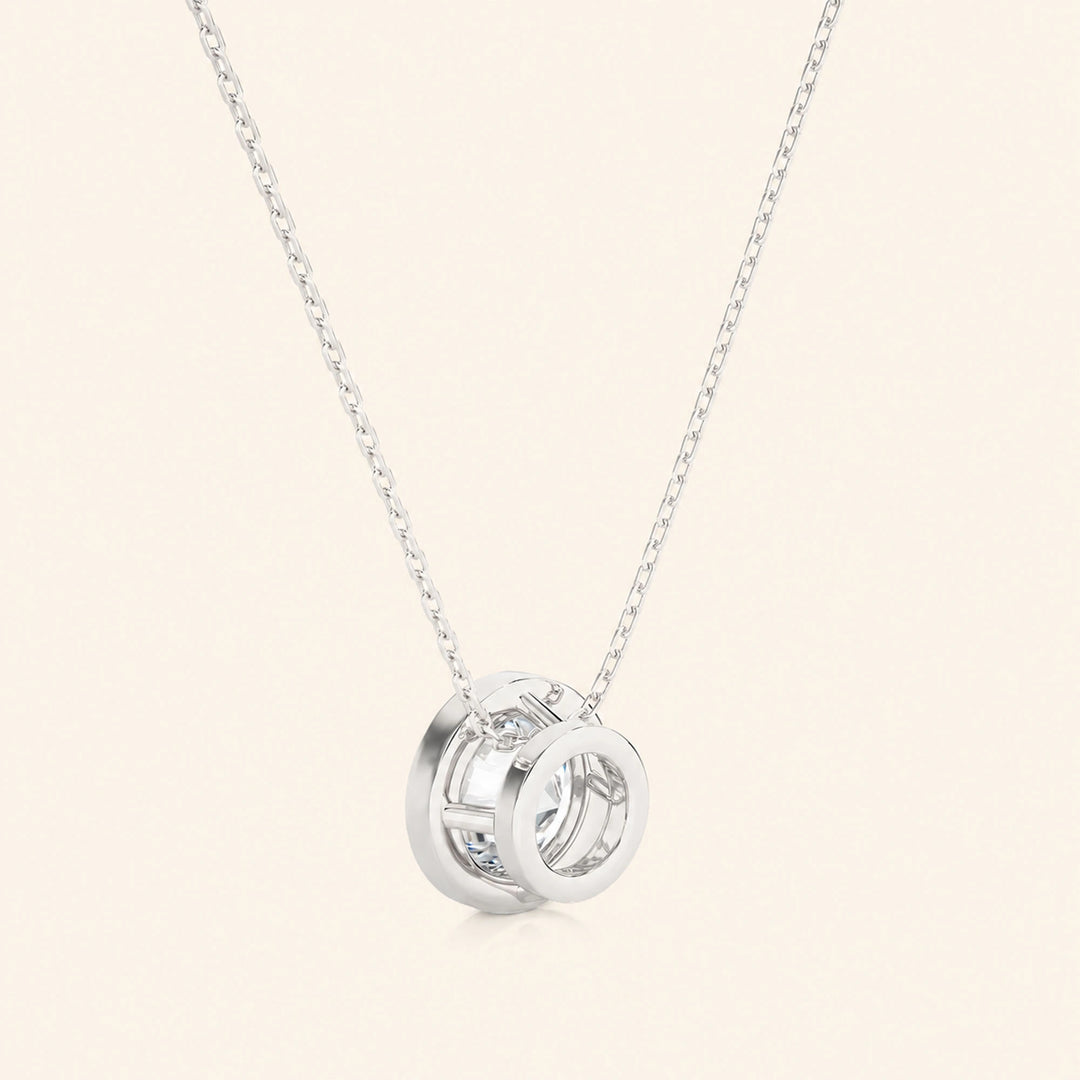 Round Bezel Necklace