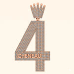 Load image into Gallery viewer, 4 number hip hop pendant

