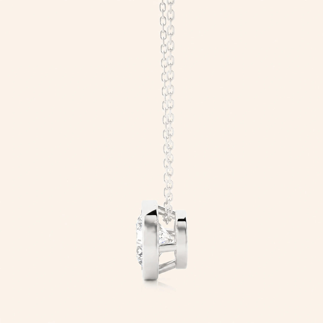 Round Bezel Necklace