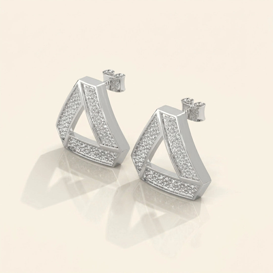 Geometric Stud Earrings