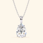 Load image into Gallery viewer, Pear Shaped Solitaire Necklace
