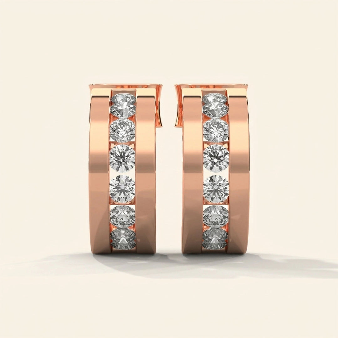 Boucles d'oreilles créoles Huggie