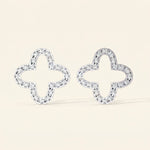 Load image into Gallery viewer, Clover Solid Stud Earrings
