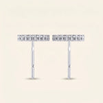 Load image into Gallery viewer, Boucles d'oreilles clous halo rond ouvert
