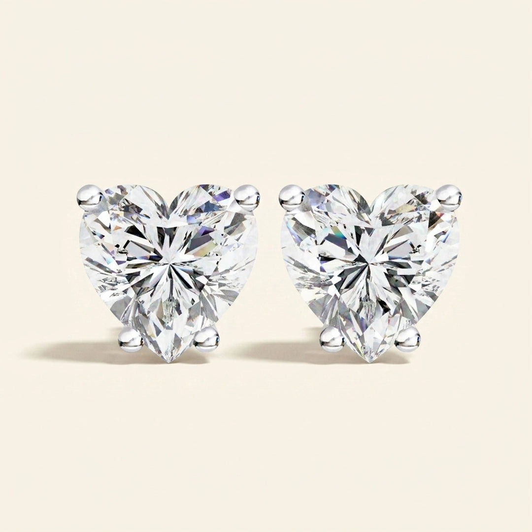 Heart Stud Earrings