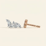 Load image into Gallery viewer, Boucles d'oreilles clous en grappe florale
