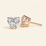Load image into Gallery viewer, Heart Stud Earrings
