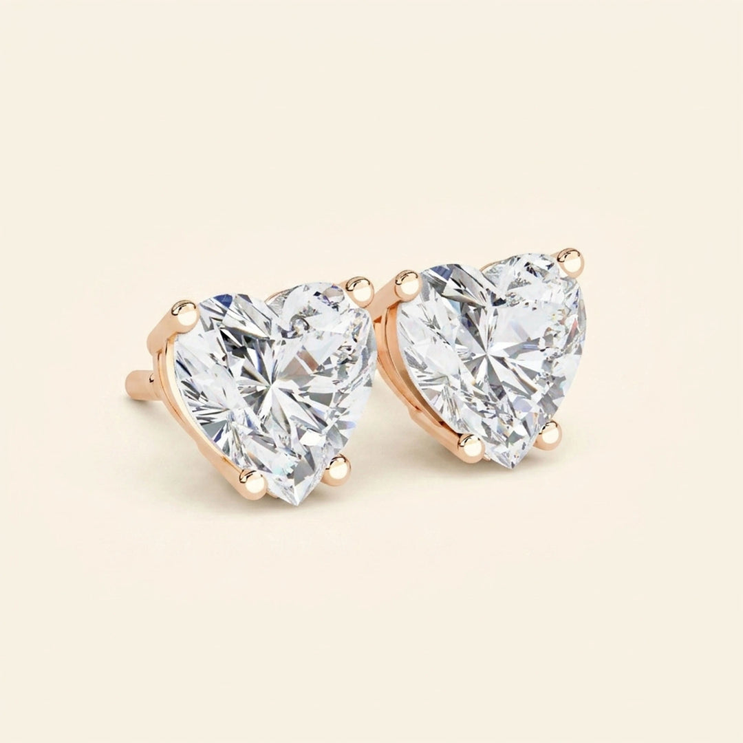 Heart Stud Earrings