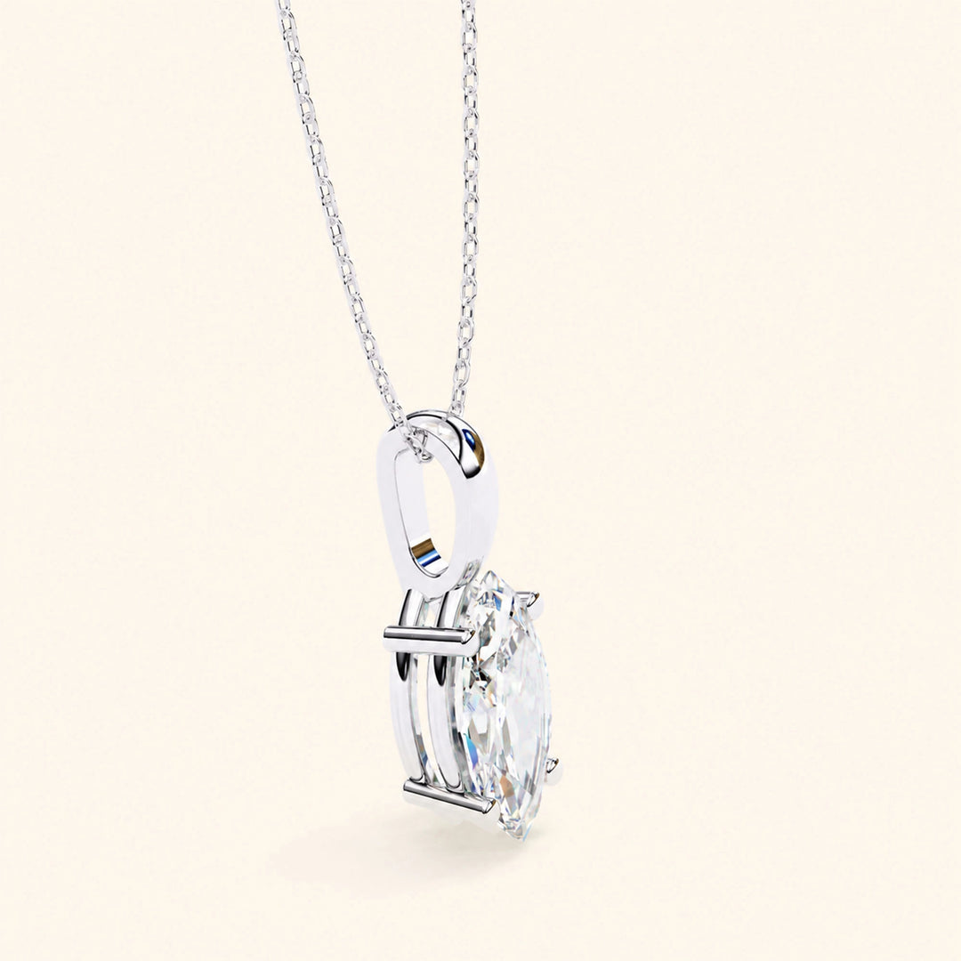 Marquise Solitaire Necklace