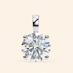 Load image into Gallery viewer, Large Round Solitaire Pendant
