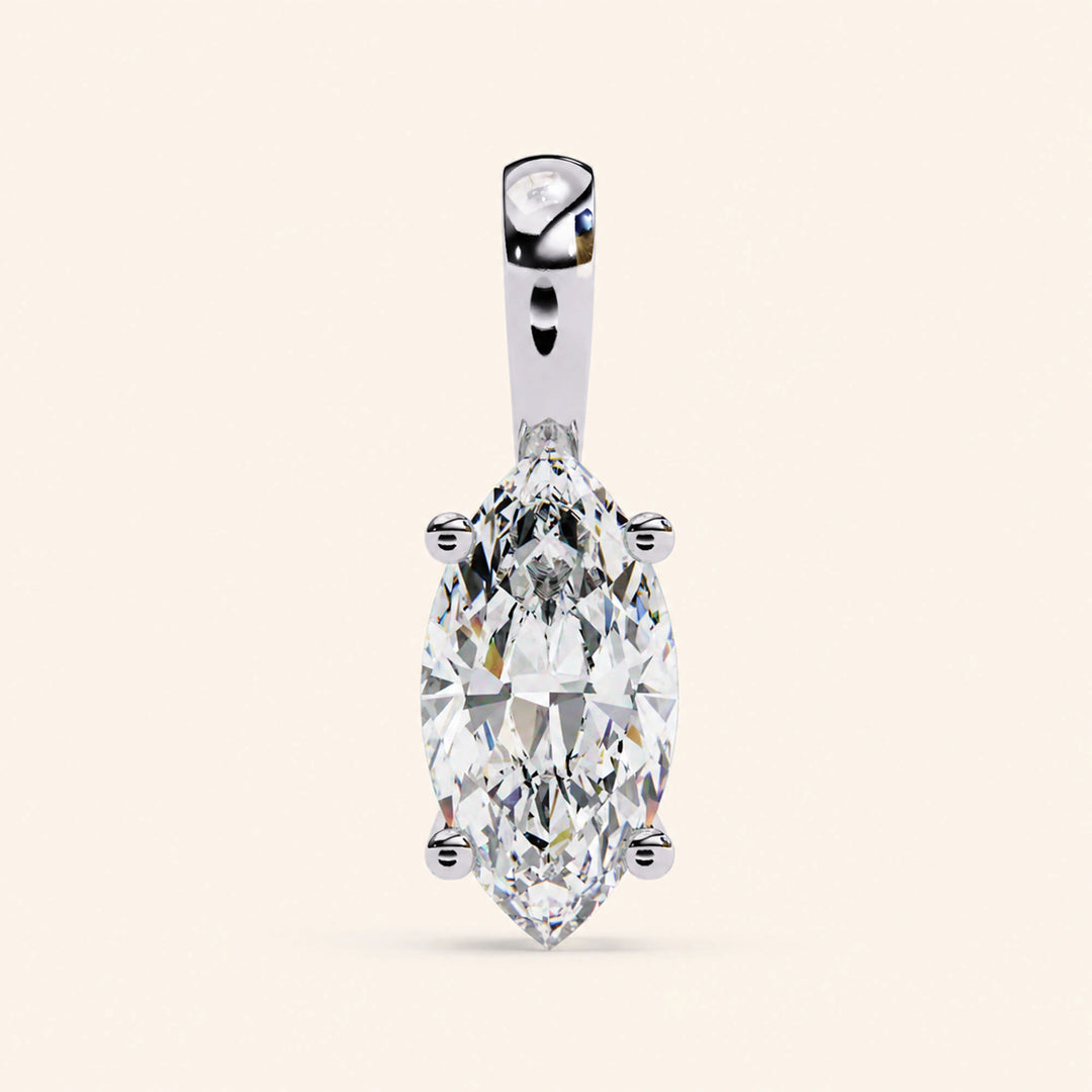 Marquise Solitaire Necklace