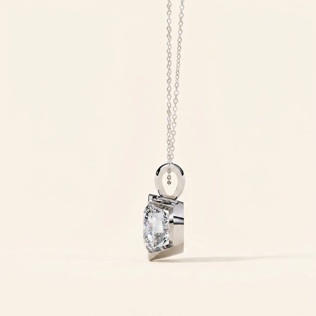Round Bezel Set Pendant