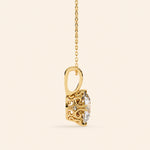 Load image into Gallery viewer, Round Solitaire Pendant Six Prong
