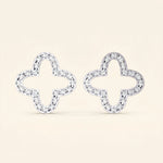 Load image into Gallery viewer, Clover Solid Stud Earrings
