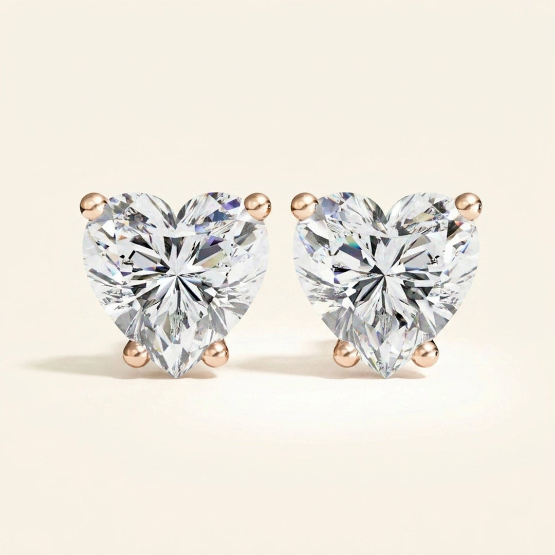 Heart Stud Earrings