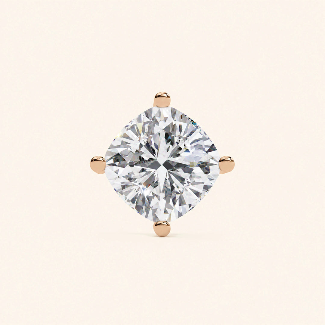 Cushion Cut Solitaire Necklace