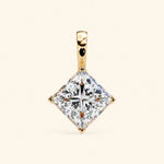 Load image into Gallery viewer, Princess Cut Solitaire Necklace
