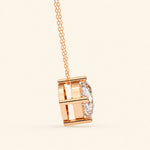 Load image into Gallery viewer, Cushion Cut Solitaire Necklace
