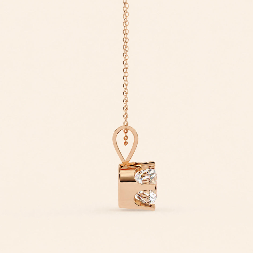 Moissanite Solitaire Necklace
