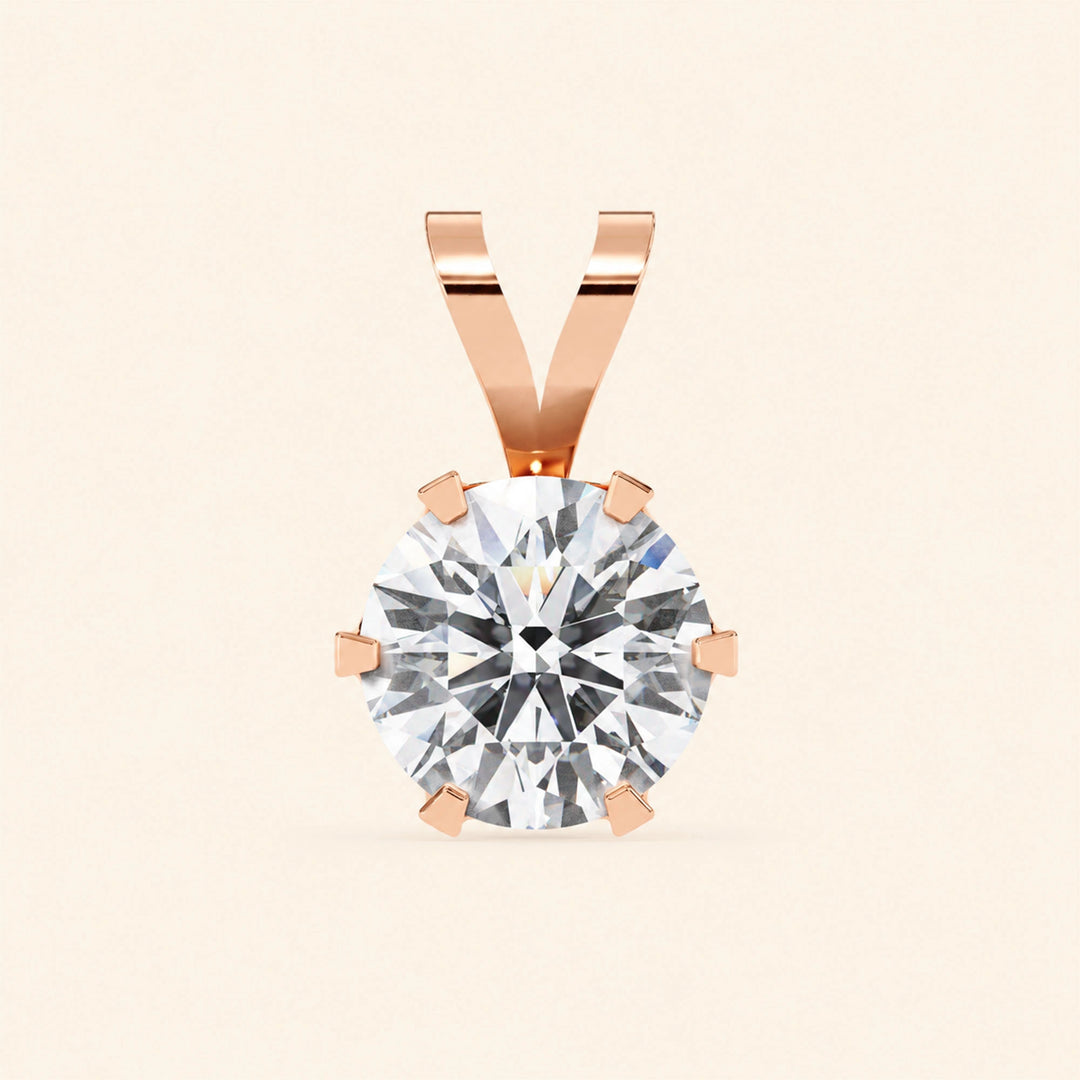 Moissanite Solitaire Necklace